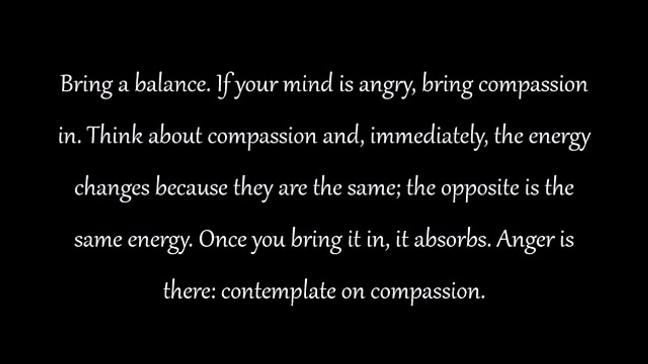 Anger To Compassion
