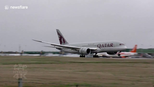 Storm Doris causes air traffic disruption at Stansted airport