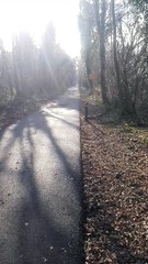 Des motos sur le RAVeL à Nivelles