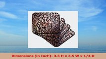 3dRose cst380272 Exotic Leopard Animal Print Nature Soft Coasters Set of 8 a30e2d52