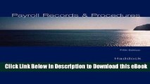 FREE [DOWNLOAD] Payroll Records and Procedures Online Free