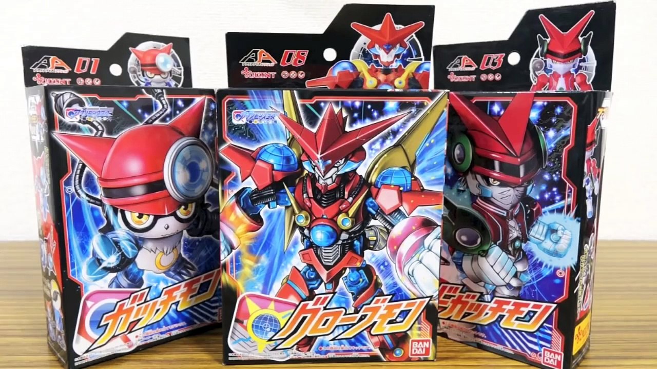 超検索にアプ合体！AA-03 ドガッチモン レビュー！アップリンクギミックで妄想変形合体！アプ...