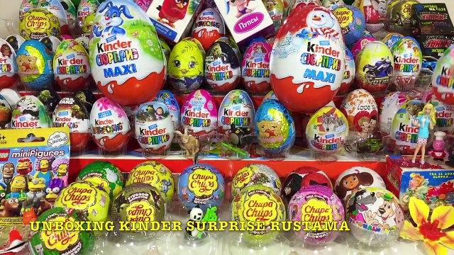 Unboxing Kinder Surprise Kinder Sorpresas Фиксики,Paperas Пеппа,masha y el Oso,Minions,Angry