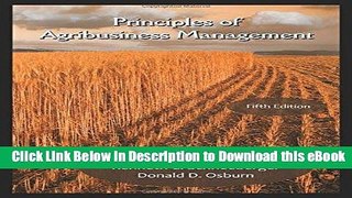 PDF [FREE] Download Principles of Agribusiness Management, Fifth Edition Free PDF