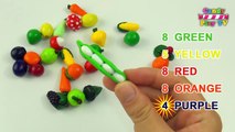 Learn Names of Fruits and Vegetables With Toy | Kids learning fruits vegetables | Preschoo