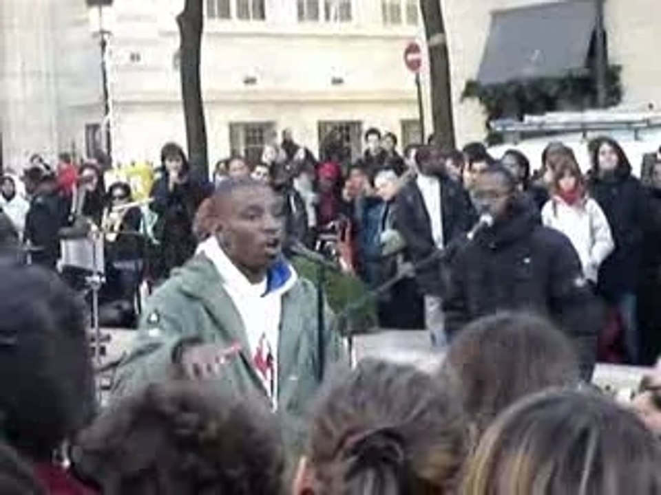 Abd Al Malik live Place de la Sorbonne
