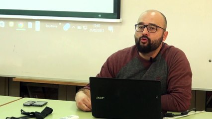 Charla sobre reciclaje en el IES Siglo XXI de Leganés