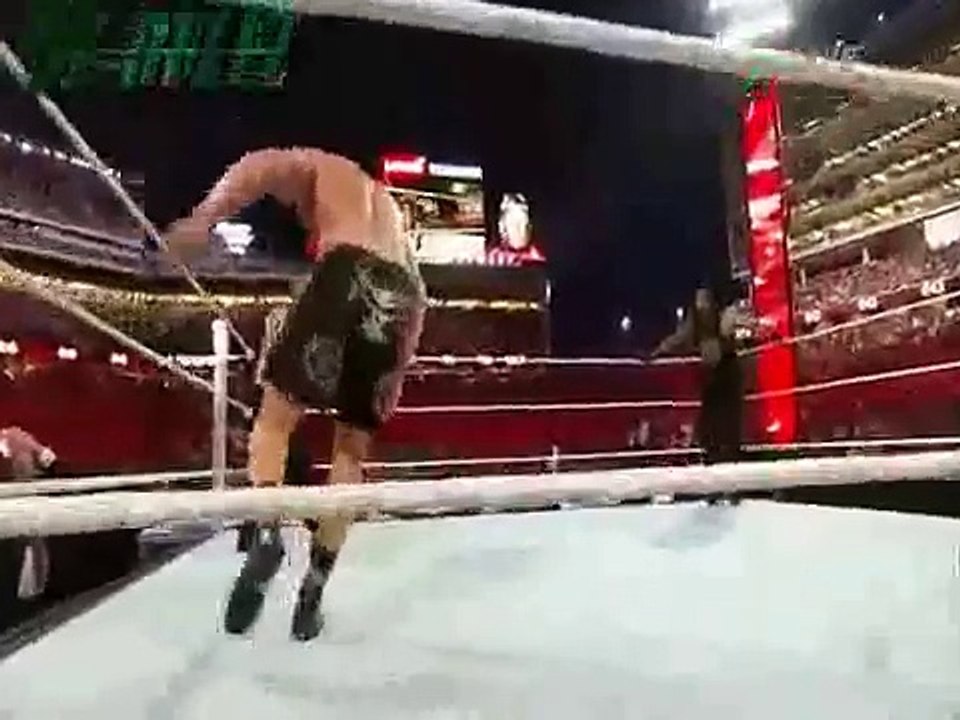 roman reigns spear brock lesnar and mark henry