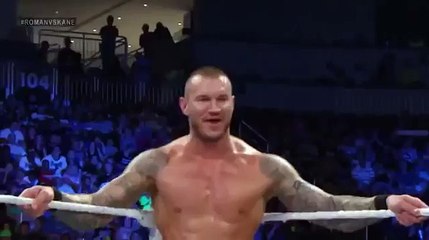 roman reigns spear randy orton