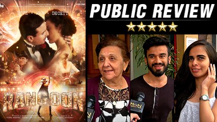 Download Video: Rangoon Movie Public Review | Shahid Kapoor, Kangana Ranaut, Saif Ali Khan & Vishal Bhardwaj