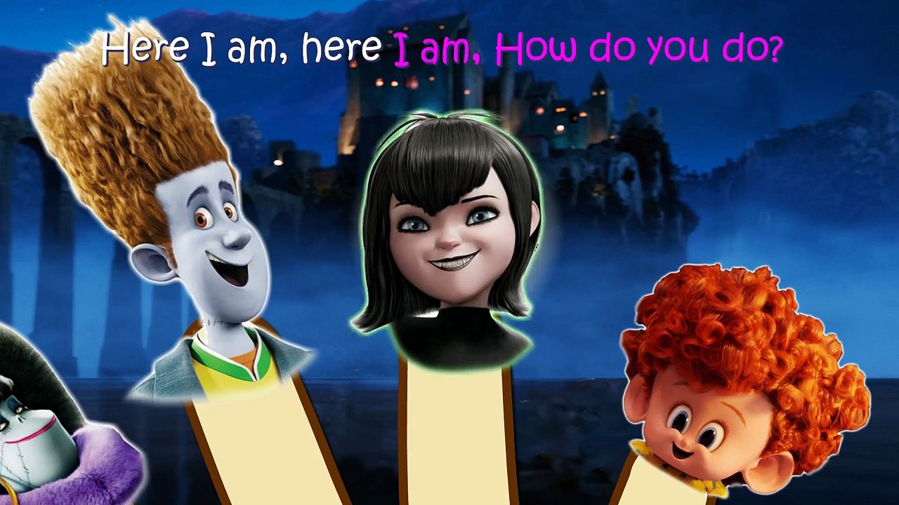 Hotel Transylvania 2 Finger Family Nursery Rhymes Lyrics