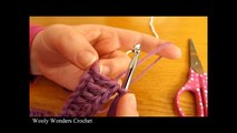 How to crochet a little girls square neck dress tunic