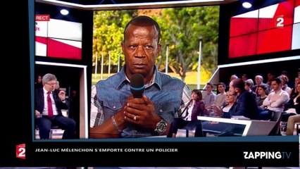 Affaire Théo : Jean-Luc Mélenchon s'emporte contre un policier (vidéo)