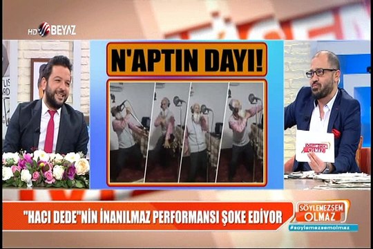 80'e merdiven dayamış ''Hacı dede''nin şok görüntüleri