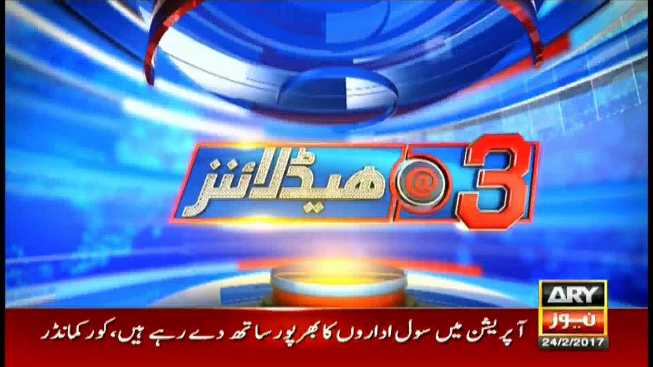 Headlines 1500 24th February 2017