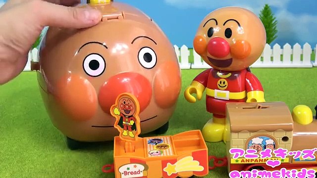 アンパンマン アニメ おもちゃ トレイン に乗せて チョコエッグ をとどけよう❤ animekids アニメキッズ animation Anpanman Toy
