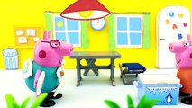Rebeccas Magic Ice Cream Van Peppa Pig toys stop motion animation