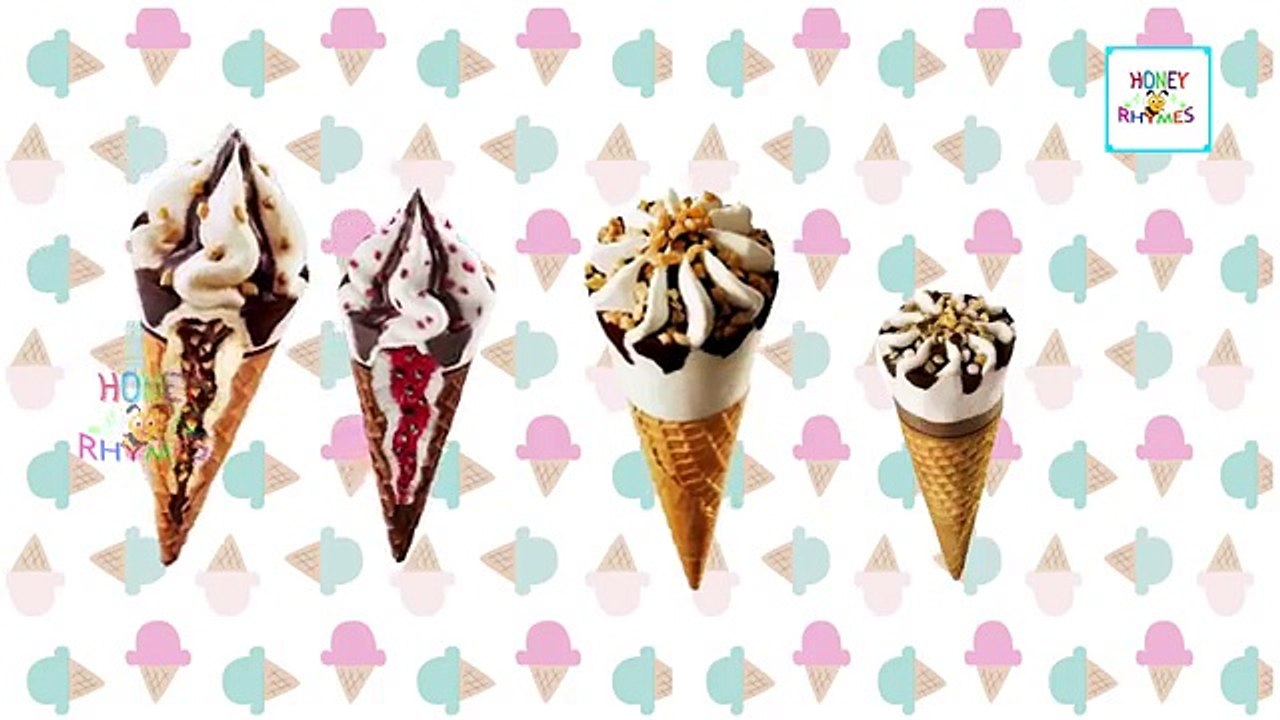 Ice Cream Cartoon Finger Family Songs | Daddy Finger Ice Cream | Ice Cream Children Animation Songs