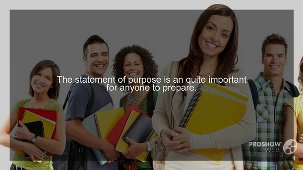Statement of purpose samples