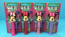 Minnie Mouse PEZ Candy Dispensers Set of 4 unboxing by SR Toys Collection