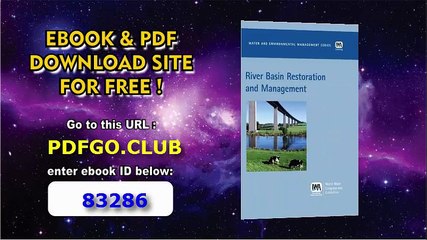 River Basin Restoration and Management (Water and Environmental Management)