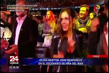 Olivia Newton-John y su triunfal paso por Viña del Mar