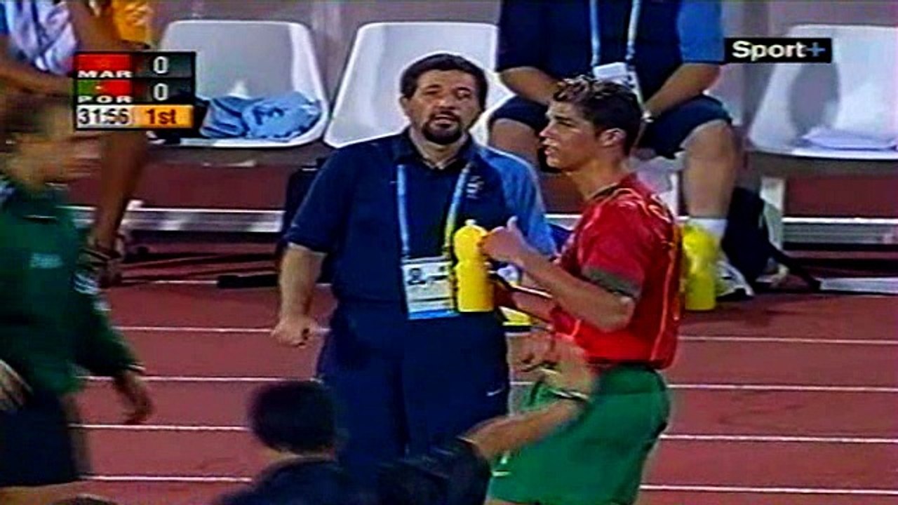 Cristiano Ronaldo Vs Morocco (15/08/2004)