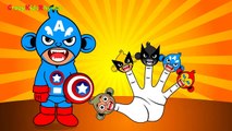 Superheroes Vs Zombies Finger Family Nursery Rhymes | Epic Funny Battle Songs!