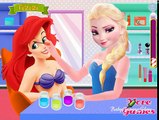 disney congelado juego de frozen elsa salón de cosmética baby videos de juegos para los niños