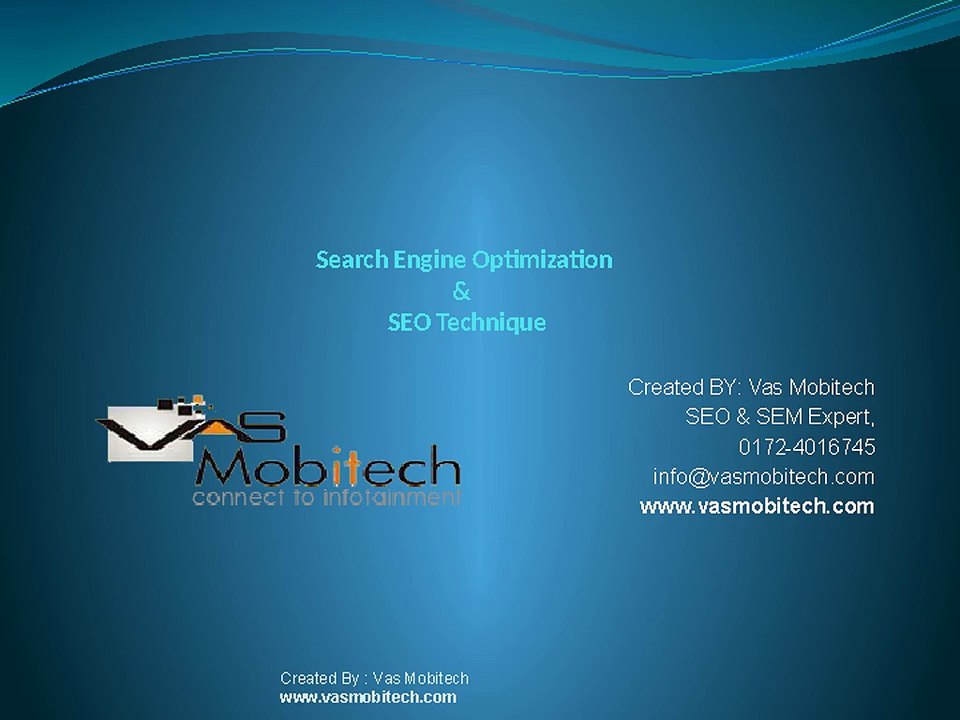 Best SEO Company in Chandigarh, Panchkula, Mohali : VasMobitech