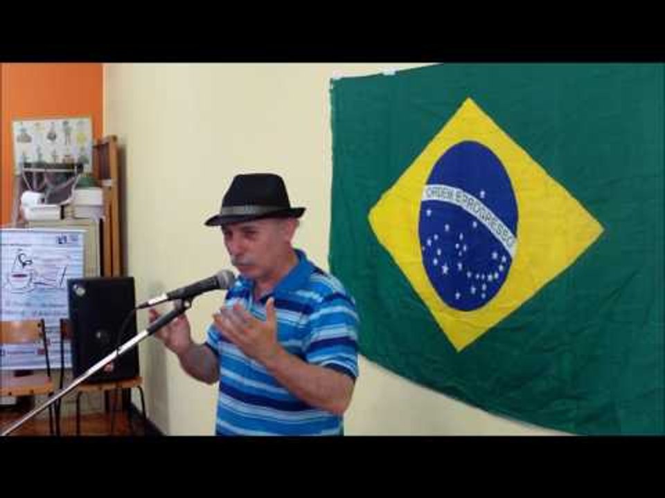 Wilson Jasa recitando no Café com Poesia - 88º Edição - 26-11-2016