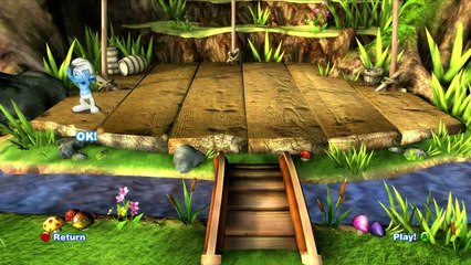 Los Pitufos 2 Walkthrough Parte 1 PS3, X360, Wii Película de Video Juego [Bosque Encantado]