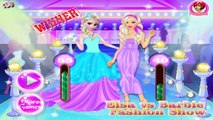 Princess Elsa vs Barbie Fashion Contest Dress Up Games for Girls