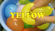 Water Balloons Popping Show - Learning Colors For Kids Children Toddlers with Wet Balloons