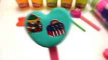 Play Dough Modelling Clay with Fashion Themed Molds Hearts Lollipops Smiley Face Fun and C