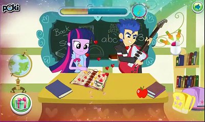 ♡ MLP My Little Pony Equestria Girls Twilight Sparkle & Flash Naughty School Day Game For