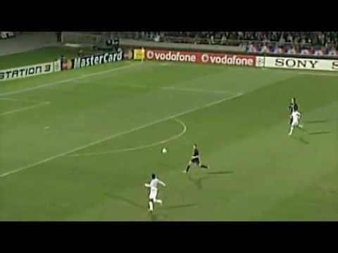 Ligue des Champions : But de Mancini - Lyon VS AS Roma (7 mars 2007)