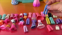 DisneyCarToys Frozen Elsa Kids Toys Disney Princess Magic Clip Dolls Polly Pocket Dress Up