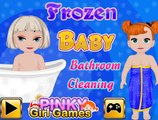 Disney Frozen Games - Frozen Elsa Bathroom Clean Up – Best Disney Princess Games For Girls