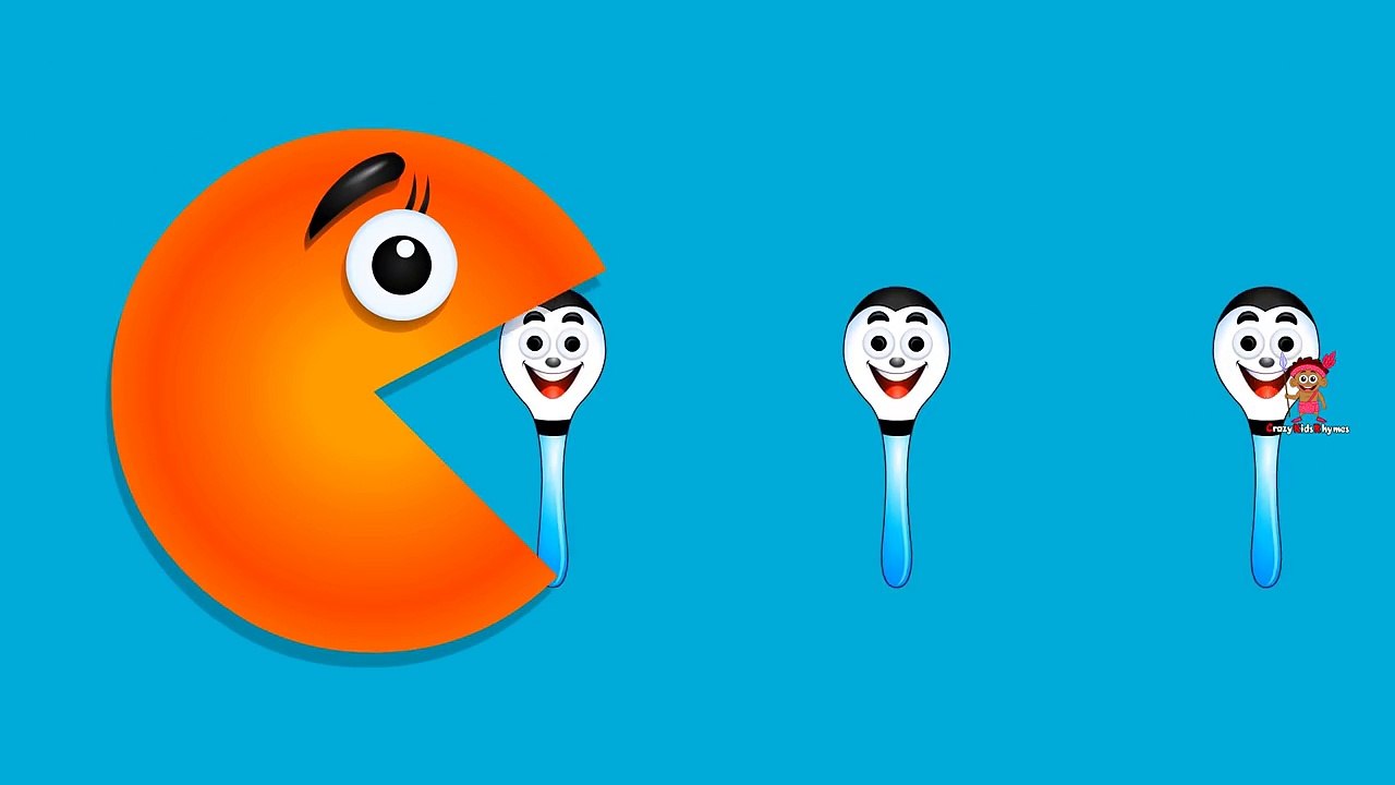 Learn Colors with Pacman for Children - Colours for Kids to Learn - Learning Videos #3