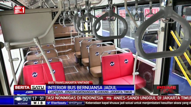 Pemprov DKI Luncurkan Bus Transjakarta Vintage