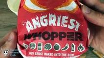 ANGRIEST WHOPPER SPICY BURGER KING REVIEW