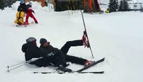 Boubou et Toph font du ski avec la JSL !