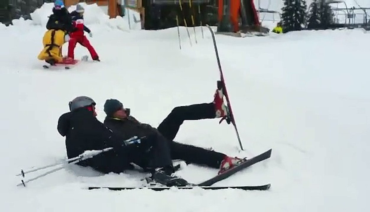 Boubou et Toph font du ski avec la JSL !