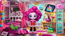 My Little Pony Equestria Girls Minis Pinkie Pie Room Prep, Clean Up And Dress Up Game For