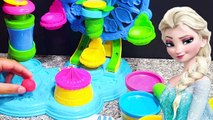 Learn Colors & Counting Frozen Elsa Eats Play Doh Popsicle Best Preschool Learning Videos for Kids