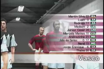01 - FLAMENGO X VASCO - PES4 Live CL TV game play