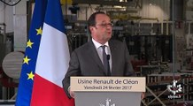 Discours à l’usine Renault de Cléon