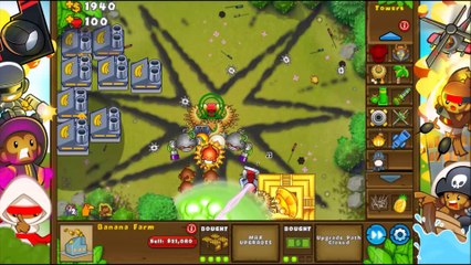 BTD5  -  Fire Works  -  Hard  -  [Round 85]  -  God Temple