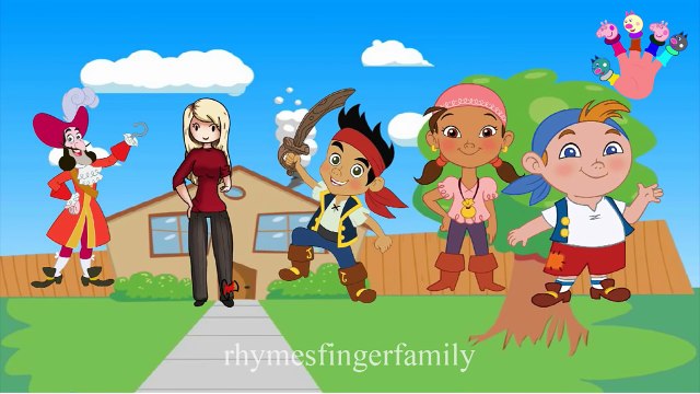 Jake and the Never Land Pirates Finger Family Nursery Rhymes Lyrics
